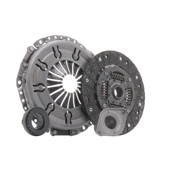 LuK 623 3605 00: Kit ambreiaj cu scula de montaj, cu rulment presiune, cu set suruburi, Verificati volanta cu masa dubla si daca e cazul inlocuiti-o BR 0222
