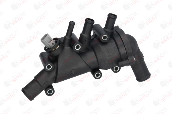 BIRTH 80056: Brida de refrigerante Eje delantero, con sensor de temperatura, con termostato