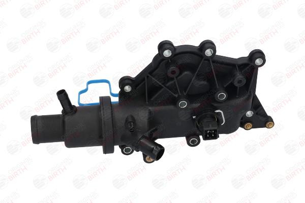 BIRTH 80163: Brida de refrigerante Eje delantero, con sensor de temperatura, con termostato