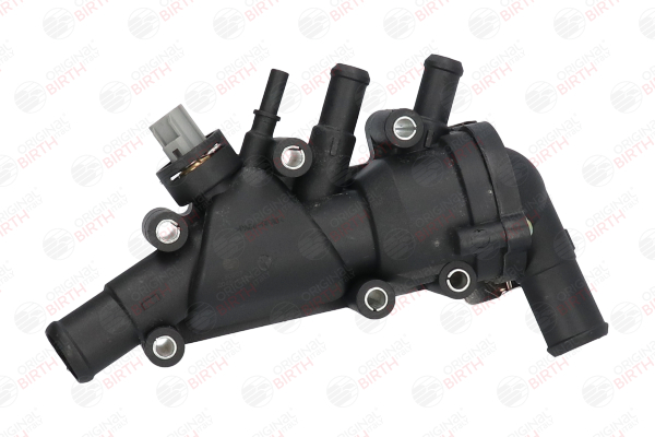 BIRTH 80207: Brida de refrigerante Eje delantero, con sensor de temperatura, con junta, con termostato
