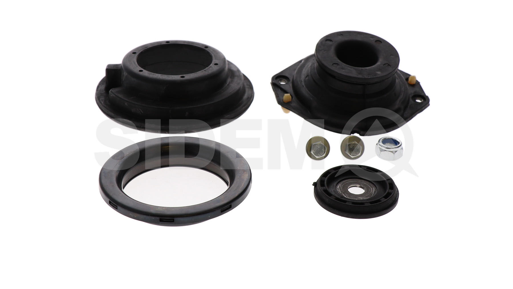 SIDEM 805404 KIT: Reparatieset, Ring voor schokbreker veerpootlager Vooras, 155mm, Met bevestigingsmatriaal