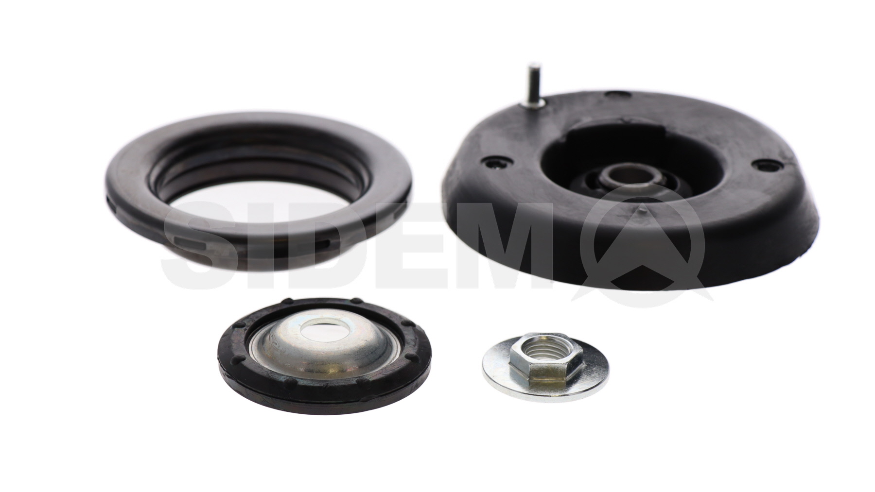 SIDEM 853418 KIT: Set reparatie, rulment sarcina amortizor punte fata, cu material de prindere, cu rulment cu bile