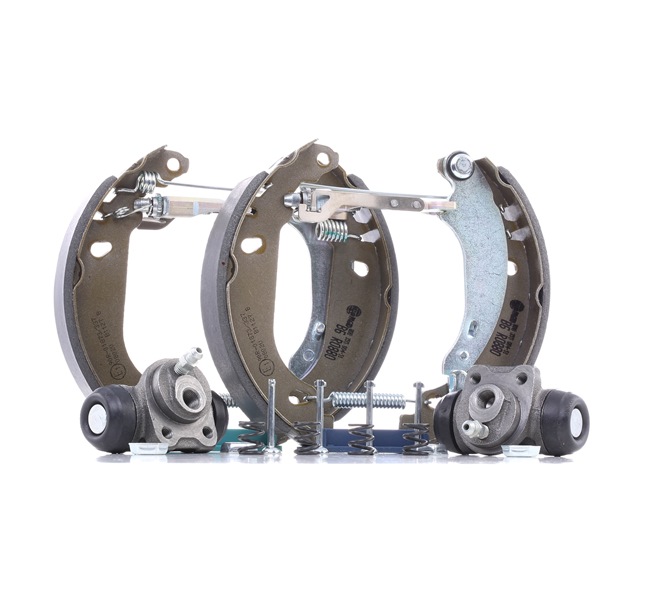 HELLA Shoe Kit Pro 8DB 355 004-511 Remmenset, trommelrem PEUGEOT 206 Hatchback (2A/C) 54 Pk Benzine kosten