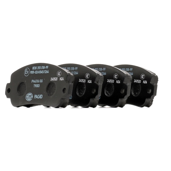HELLA 8DB 355 018-991: Τακάκια φρένων