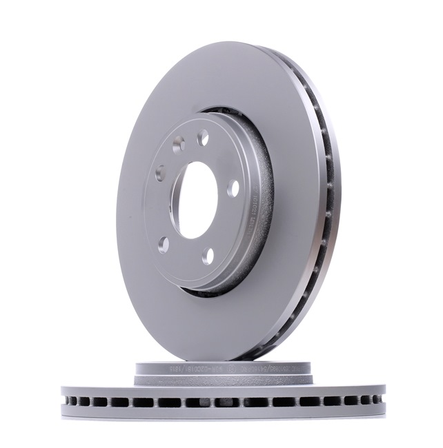 HELLA 8DD 355 108-951: Disco de freno Ø: 306mm, ventilación externa, Ø: 306mm, revestido, sin buje de rueda, sin cojinete rueda, sin perno de sujeción de rueda PRO