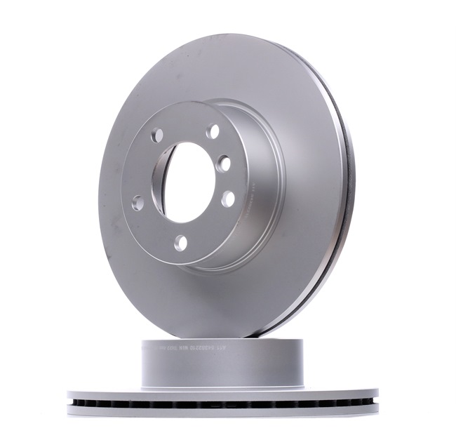 HELLA 8DD 355 115-381: Disco de freno Ø: 312mm, ventilación interna, Ø: 312mm, revestido, sin buje de rueda, sin cojinete rueda, sin perno de sujeción de rueda PRO
