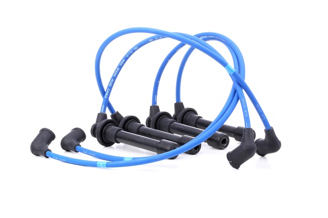 NGK 8474: Bougiekabels blauw, Met aanbouwdelen