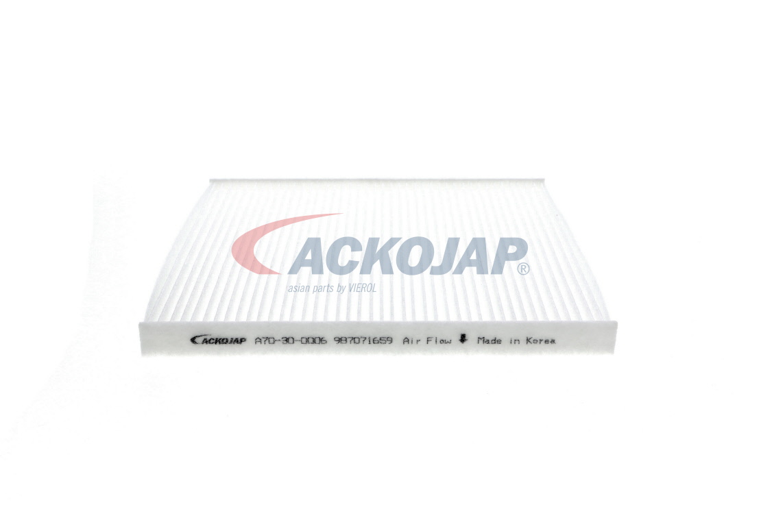 ACKOJA A70-30-0006: Interieurfilter Green Mobility Parts Stoffilter