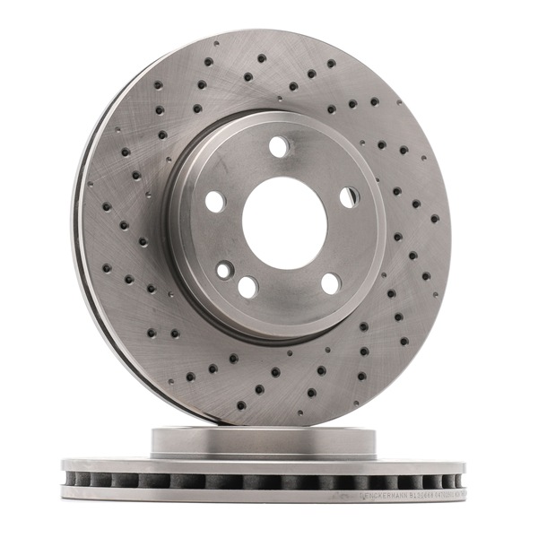 DENCKERMANN B130668: Disco de freno Ø: 295, 298mm, perforado/ventil. int., ventilado, Ø: 295, 298mm