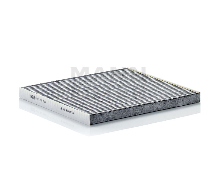 MANN-FILTER CUK 26 017: Innenraumfilter Aktivkohlefilter