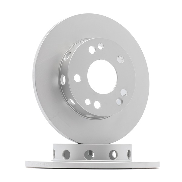 FERODO DDF053C: Bremsscheibe Ø: 262mm, voll, Ø: 262mm, beschichtet, mit Schrauben PREMIER Coat+ disc