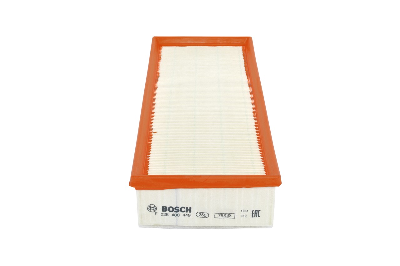 BOSCH F 026 400 449 Luchtfilter RENAULT Latitude Sedan 237 Pk Benzine kosten