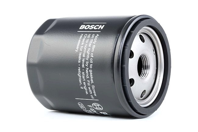 BOSCH F 026 407 085: Filtro olio con una valvola blocco arretramento