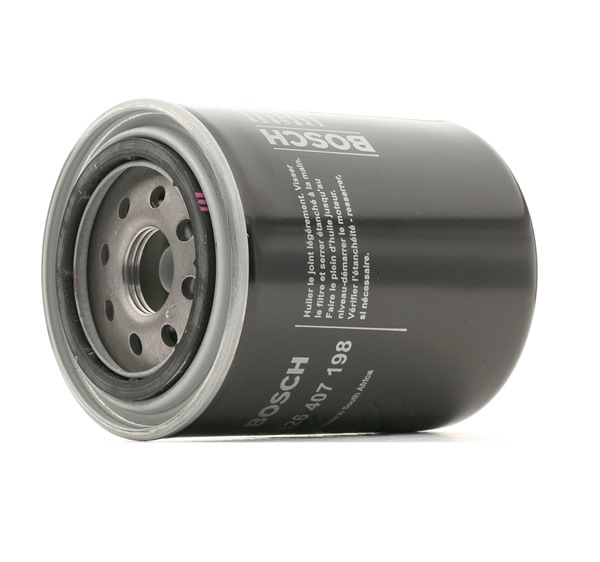 BOSCH F 026 407 198: Oliefilter Met een terugloopbeveiligingskleppen