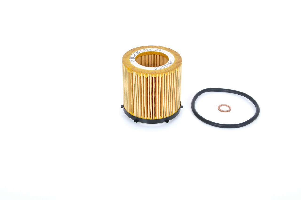 BOSCH F 026 407 228: Ölfilter mit Dichtungen