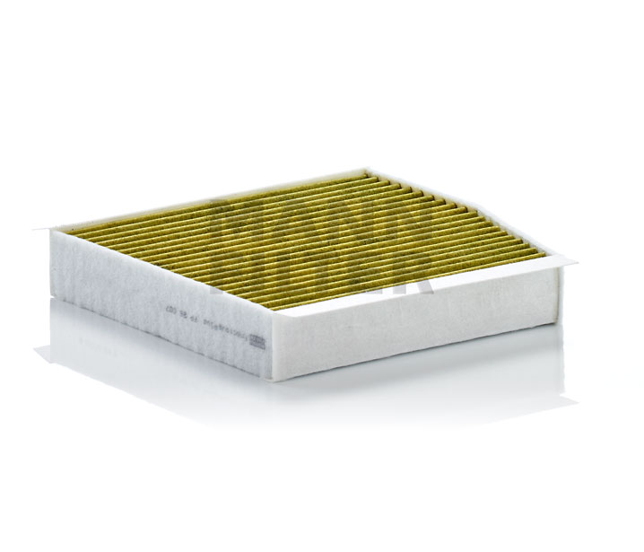 MANN-FILTER FP 26 007: Innenraumfilter Aktivkohlefilter mit Polyphenol, mit antibakterieller Wirkung, Feinstaubfilter (PM 2.5), mit fungizider Wirkung, Aktivkohlefilter, FreciousPlus