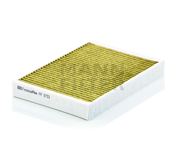 MANN-FILTER FP 2733: Filtro abitacolo Filtro carboni attivi con polifenolo, con effetto antibatterico, Filtro per polveri fini (PM 2.5), con azione fungicida, Filtro al carbone attivo, FreciousPlus