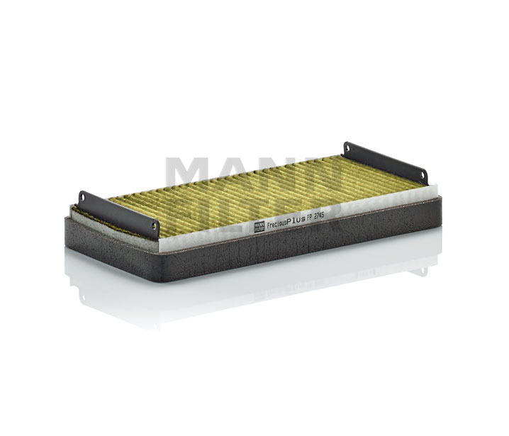 MANN-FILTER FP 2745-2: Filtru, aer habitaclu Filtru carbune activ cu polifenol, cu efect antibacterial, Filtru praf fin (PM 2.5), cu efect fungicid, Filtru carbon activ, FreciousPlus