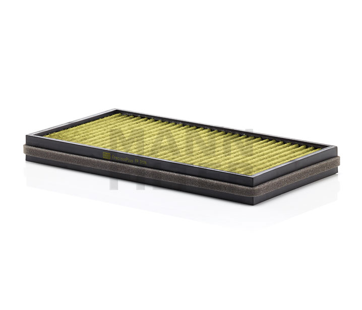 MANN-FILTER FP 3124-2: Filter vnútorného priestoru Filter aktívneho uhlia s Polyfenolom, s antibakteriálnym účinkom, Filter na jemný prach (PM 2.5), s fungicídnym účinkom, Filter aktívneho uhlia, FreciousPlus