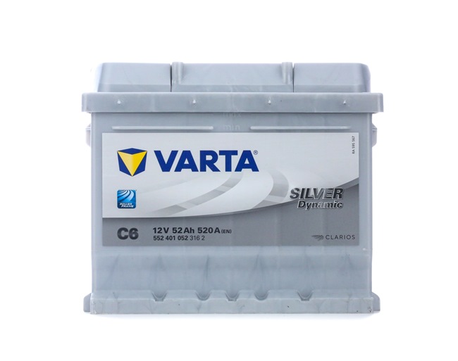 VARTA SILVER dynamic, C6 5524010523162 Akumulator RENAULT CLIO 1 Kasten (S57) 54 KM benzyna koszt