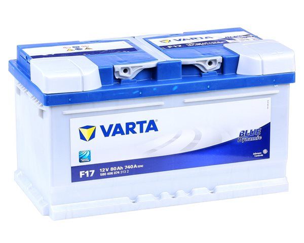 VARTA BLUE dynamic, F17 5804060743132 Starterio akumuliatorius VOLVO S60 II (134) 181 AG dyzelinas kaina