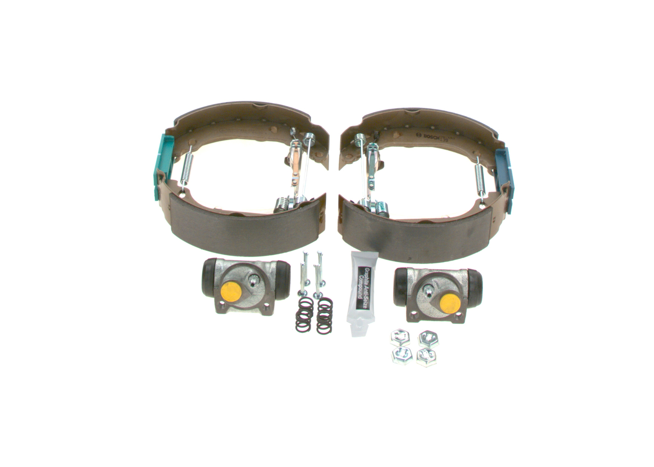 BOSCH 0 204 114 012: Kit frenos, disco de tambor con accesorios, con cilindro de freno de rueda