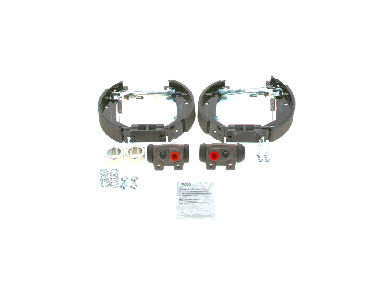 BOSCH 0 204 114 525 Спирачен комплект, барабанни спирачки PEUGEOT 306 Break (7E, N3, N5) 89 K.C. бензин цена