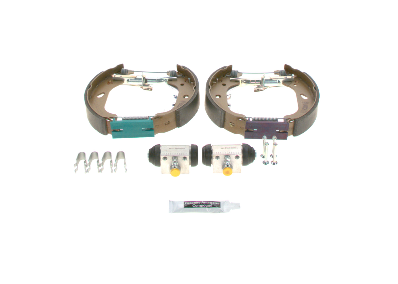 BOSCH 0 204 114 617: Kit frenos, disco de tambor con accesorios, con cilindro de freno de rueda