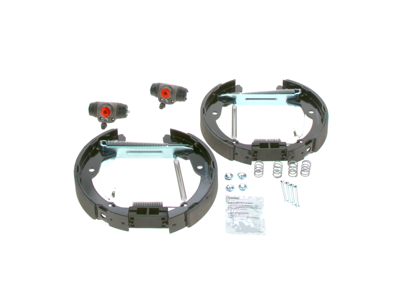 BOSCH 0 204 114 632 Σετ φρένων, ταμπουρόφρενα SKODA OCTAVIA (1U2) 116 PS Βενζίνη κόστος