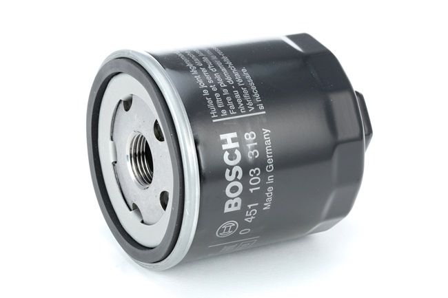 BOSCH 0 451 103 318: Oliefilter Met een terugloopbeveiligingskleppen