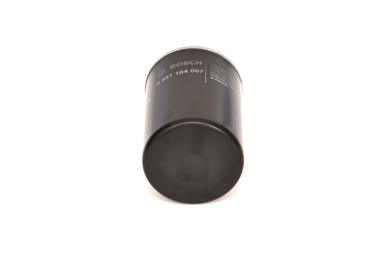 BOSCH 0 451 104 067: Oliefilter Met een terugloopbeveiligingskleppen
