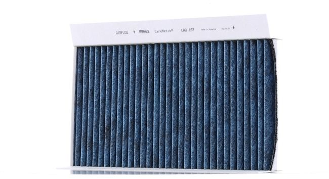 MAHLE ORIGINAL LAO 197: Filter vnútorného priestoru Filter aktívneho uhlia, s antialergickým účinkom, s antibakteriálnym účinkom, CST4624