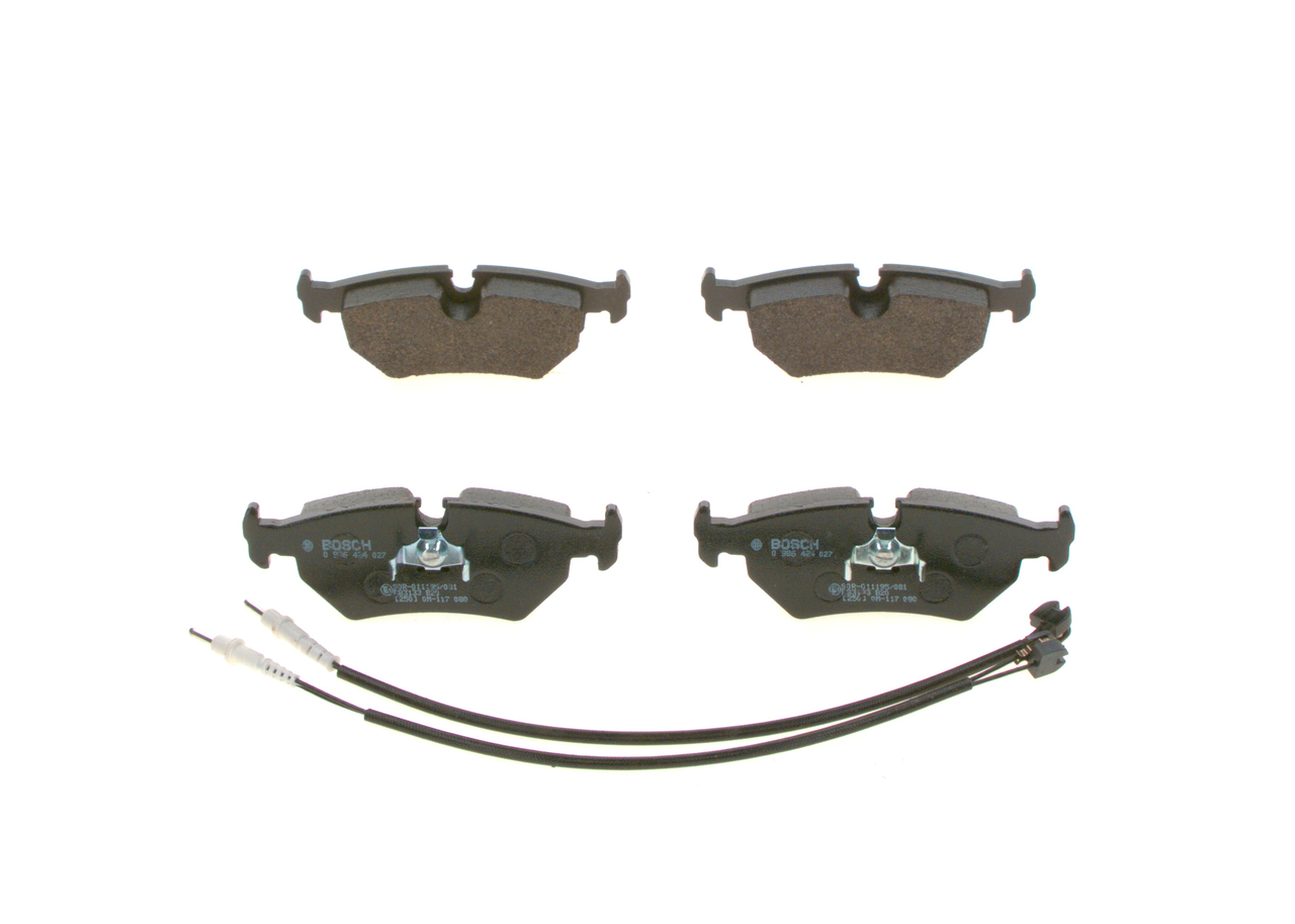 BOSCH 0 986 424 027 Stabdžių kaladėlės DAIMLER DAIMLER XJ (X30_) 284 AG benzinas kaina