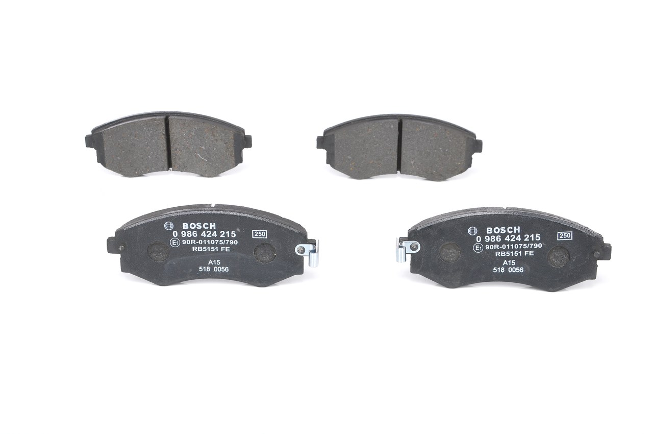 BOSCH 0 986 424 215 Stabdžių kaladėlės SSANGYONG Rexton / Rexton 2 (GAB_) 193 AG benzinas kaina