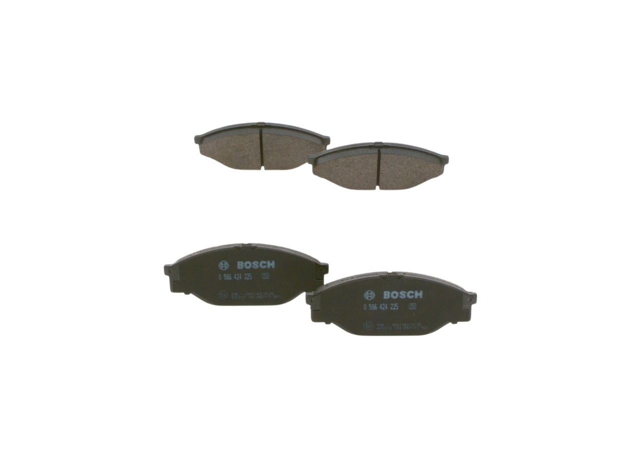 BOSCH 0 986 424 225 Bremsbeläge TOYOTA HILUX 6 Pick-up (N1) 109 PS Benzin Kosten