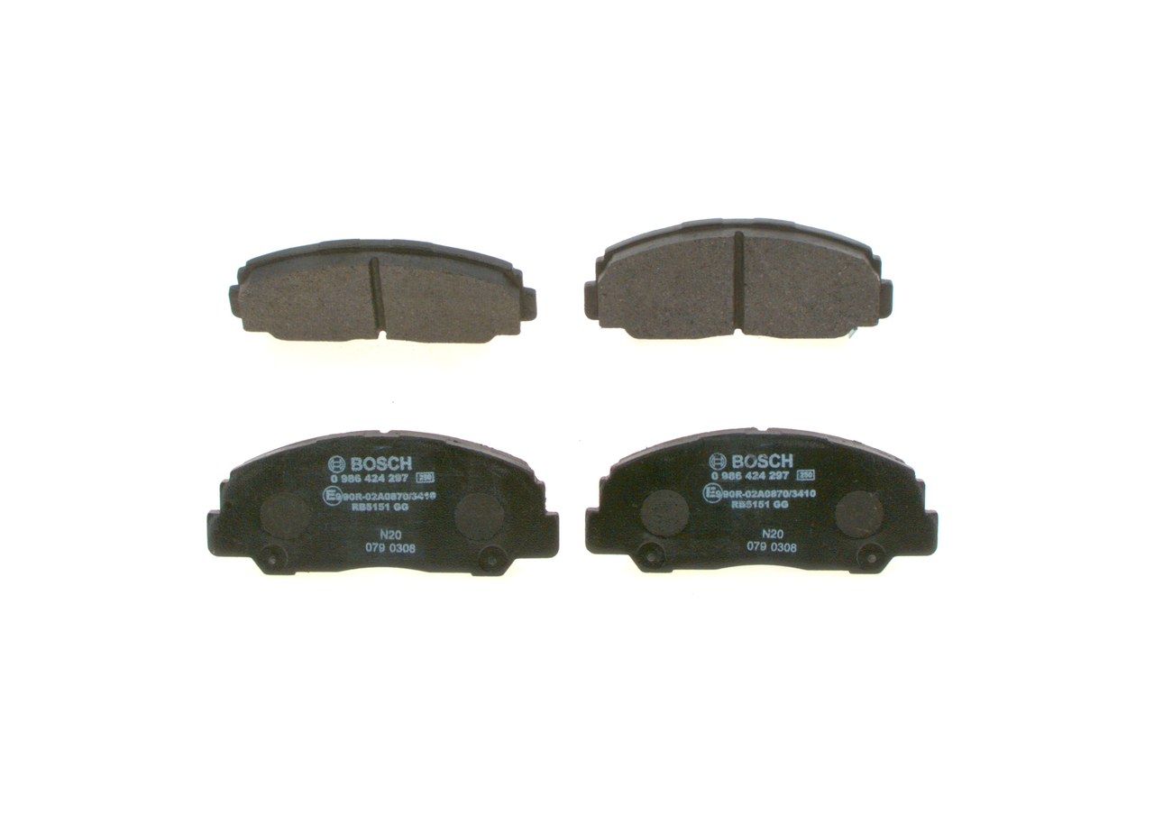 BOSCH 0 986 424 297 Remblokken DAIHATSU FOURTRAK (F7, F8) 102 Pk Diesel kosten