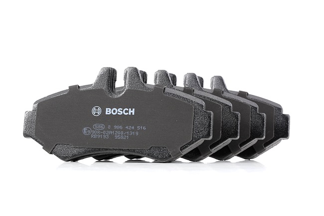 BOSCH 0 986 424 516 Τακάκια φρένων MERCEDES-BENZ SPRINTER 3-t Πλατφόρμα/σασσί (903) 122 PS Πετρέλαιο κόστος