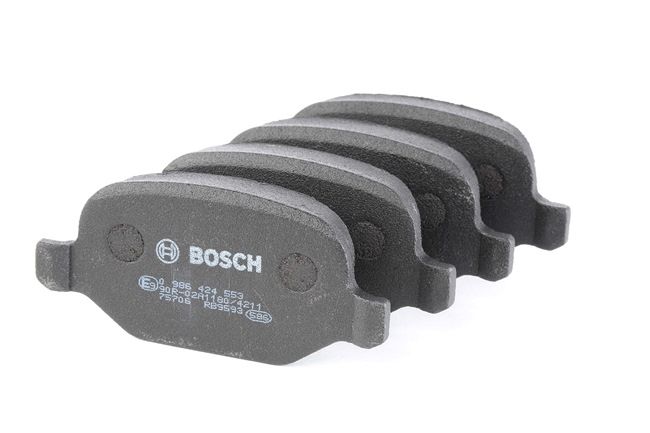BOSCH 0 986 424 553: Fékbetét készlet, tárcsafék szerelési útmutatóval