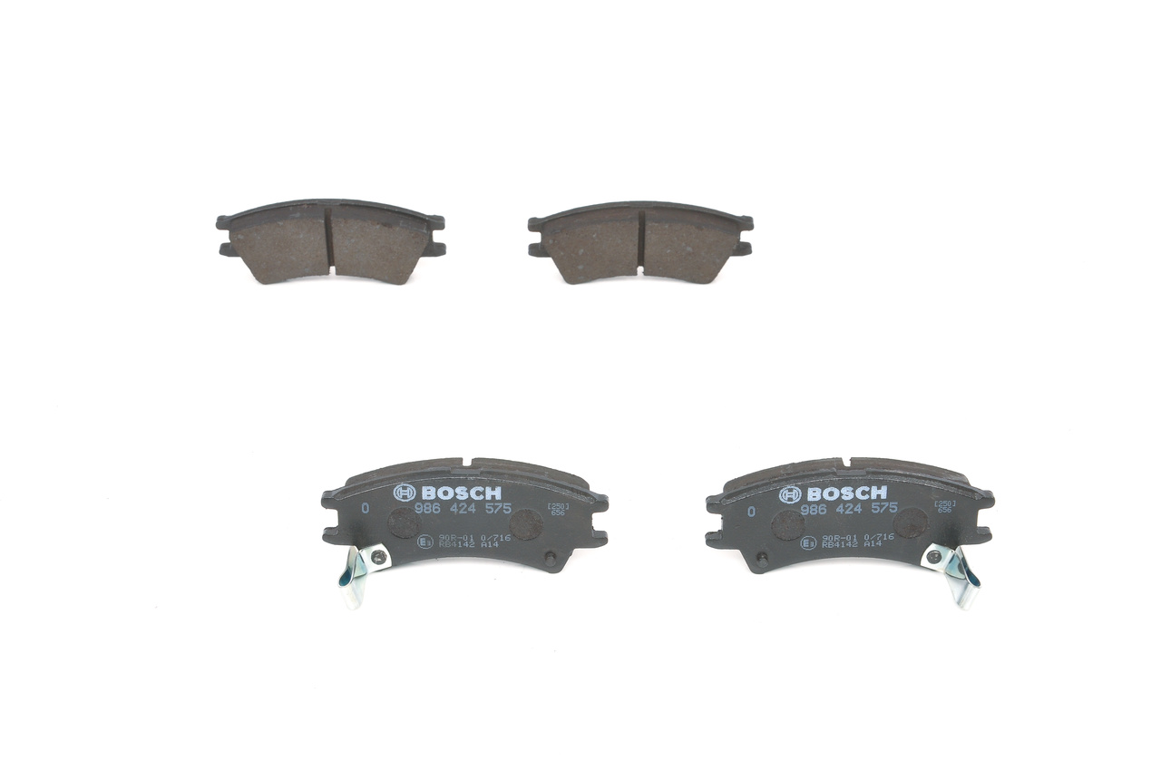 BOSCH 0 986 424 575: Bremsbeläge mit Anti-Quietsch-Blech