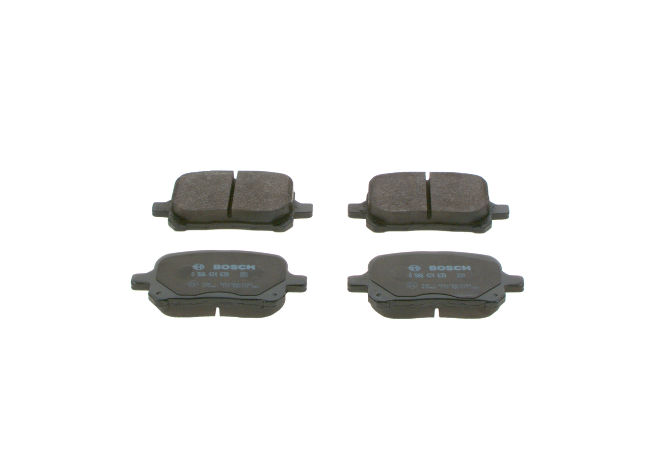 BOSCH 0 986 424 639 Jarrupalat, levyjarru TOYOTA CAMRY SOLARA Cabriolet (MCV2_, SXV2_) 159 hv Bensiini hinta