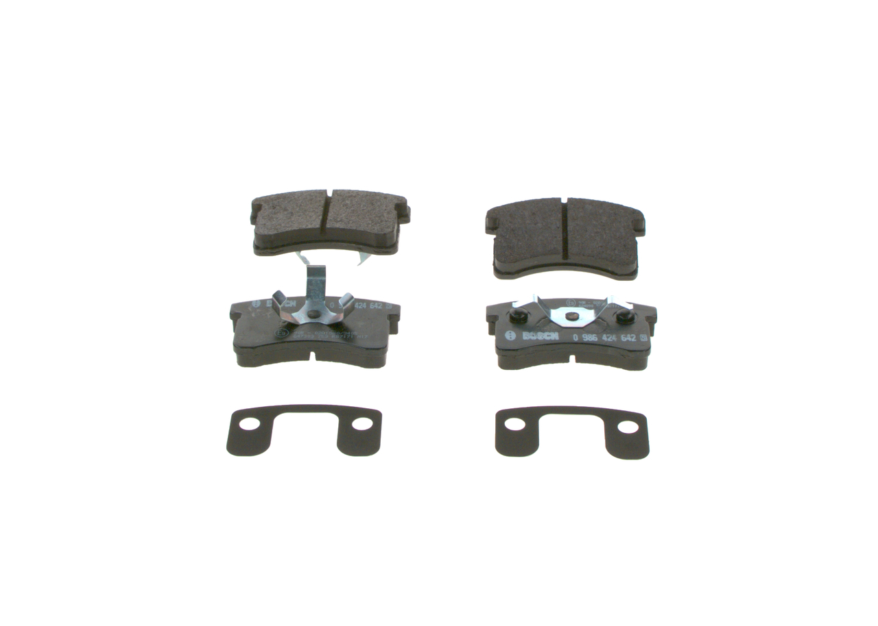 BOSCH 0 986 424 642 Sada brzdových destiček, kotoučová brzda DAIHATSU MOVE (L6_) 52 HP Benzín cena