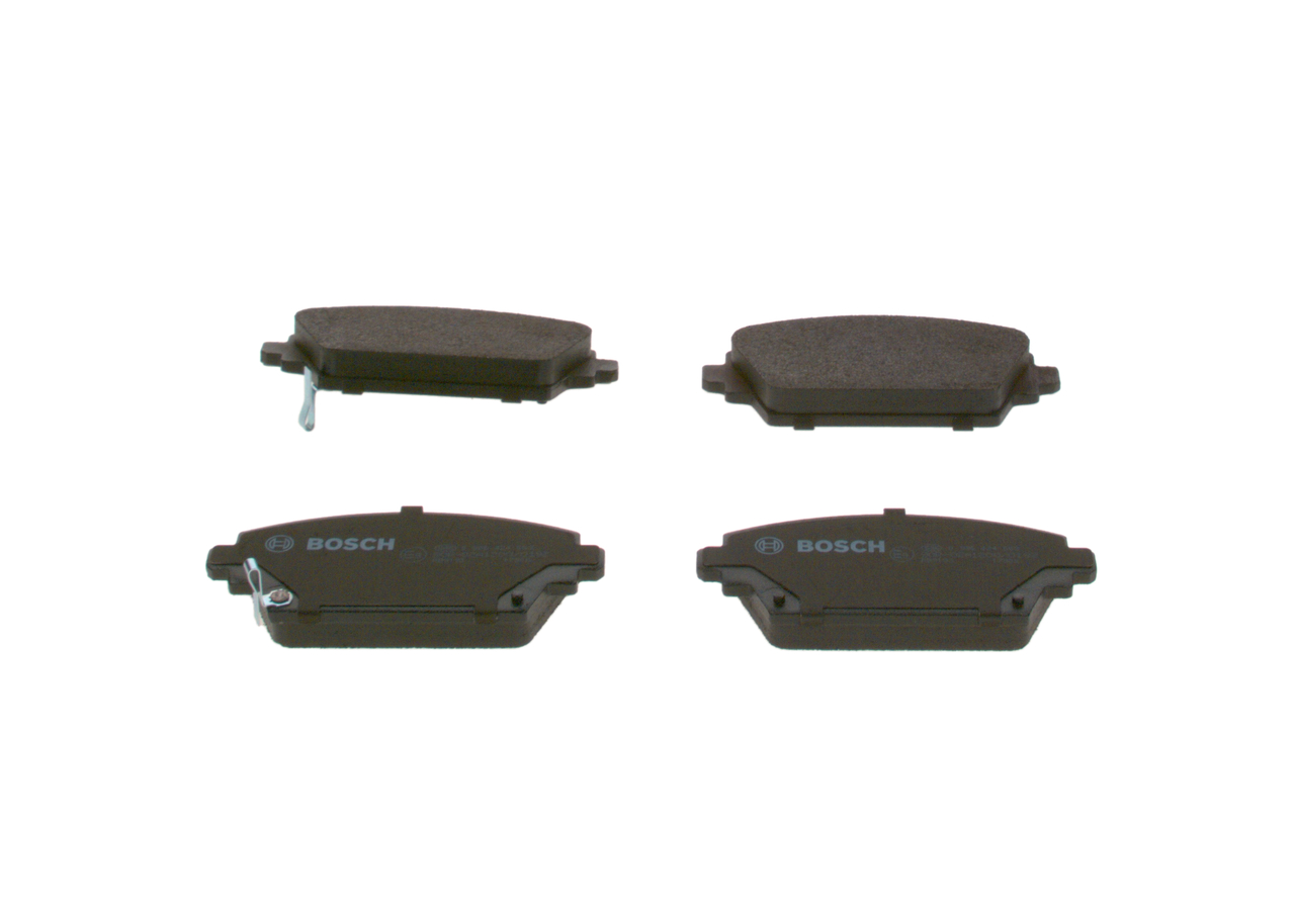 BOSCH 0 986 424 663: Bremsbeläge mit Anti-Quietsch-Blech