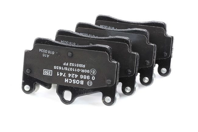 BOSCH 0 986 424 741 Τακάκια φρένων AUDI Q7 (4LB) 245 PS Πετρέλαιο κόστος