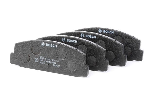 BOSCH 0 986 424 817 Τακάκια φρένων MAZDA 626 IV Hatchback (GE) 116 PS Βενζίνη κόστος