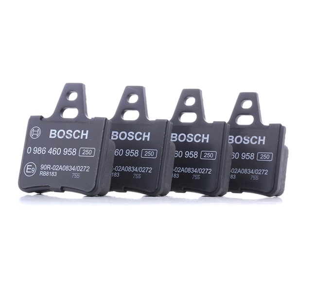 BOSCH 0 986 460 958: Plaquettes de frein avec tôle anti-bruit