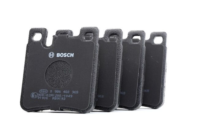 BOSCH 0 986 460 965 Τακάκια φρένων MERCEDES-BENZ E-class Φορτηγό πλατφόρμα / Σασσί (VF210) 204 PS Βενζίνη κόστος