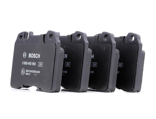 BOSCH 0 986 460 966: Juego de pastillas de freno Chapa antichirridos
