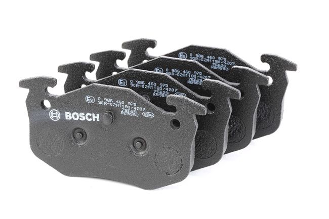 BOSCH 0 986 460 970: Fékbetét készlet, tárcsafék szerelési útmutatóval