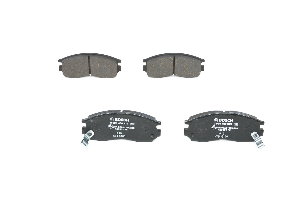 BOSCH 0 986 460 979 Bremseklodser MITSUBISHI Lancer 4 (C6_A, C7_A) 140 HK Benzin hvad koster