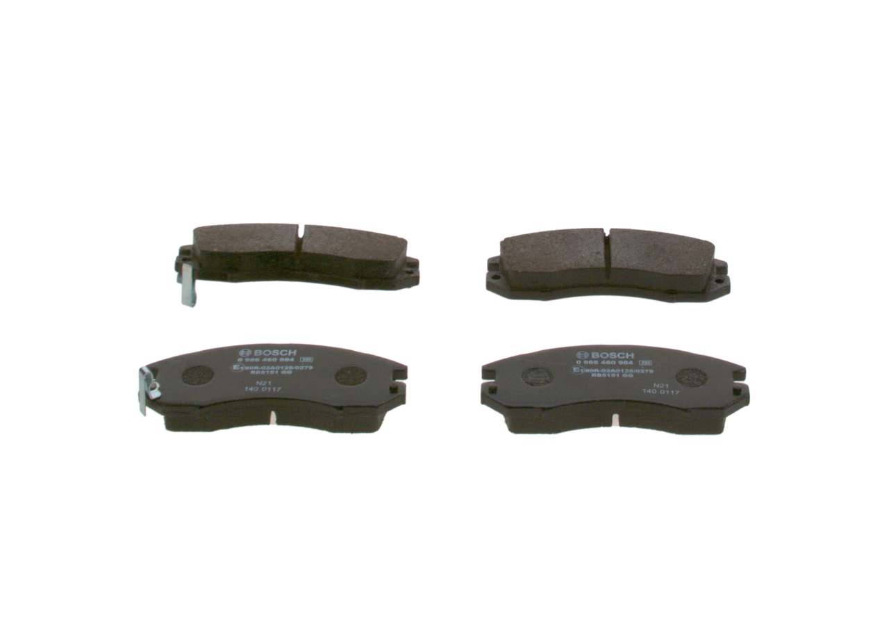 BOSCH 0 986 460 984: Piduriklotsid